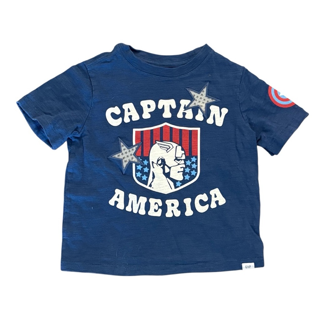 GAP Kids Blue Captain America Tee